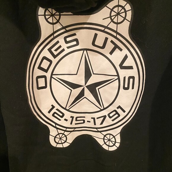 Odes UTV Full Zip‎ Hoodie Black and Gray L - Picture 2 of 5